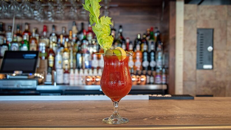 Bloody mary cocktail